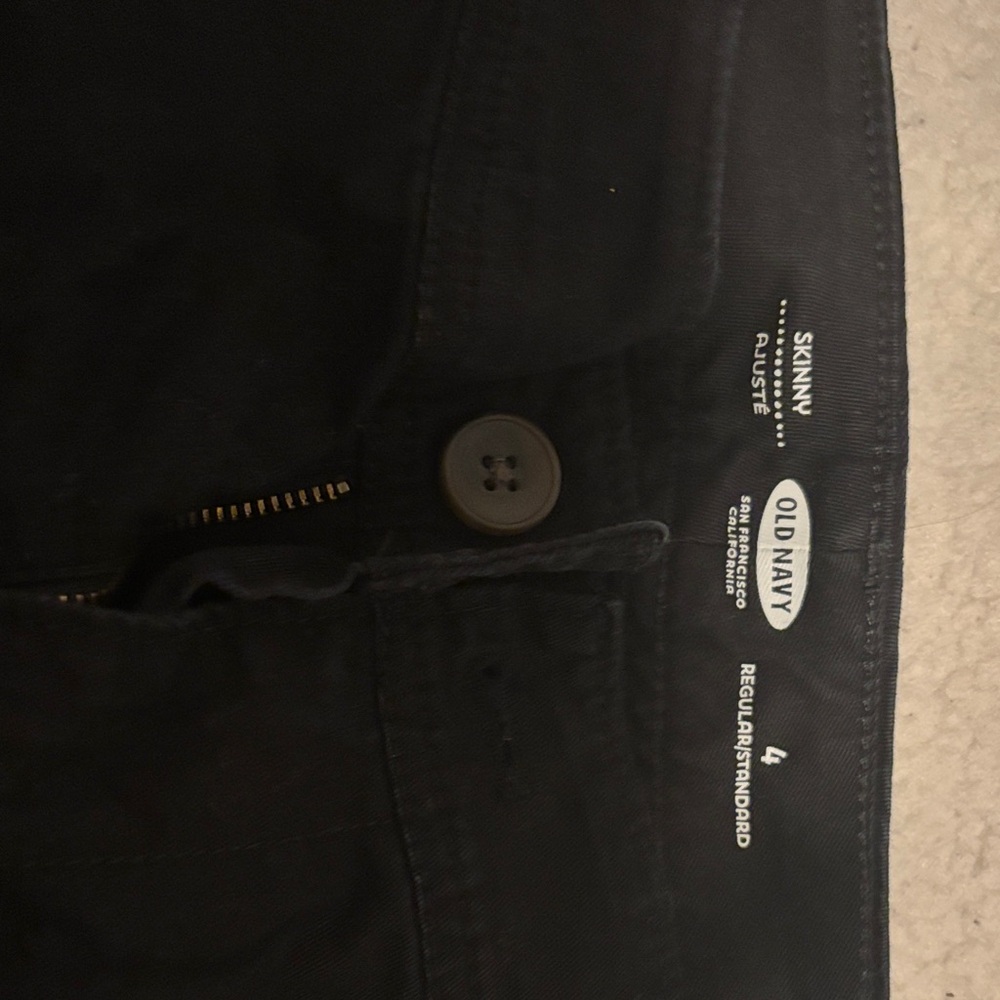 Old Navy Jet Black Denim Pants